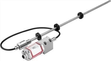 Magnetostriktiivinen anturi pyöreällä magneettirenkaalla